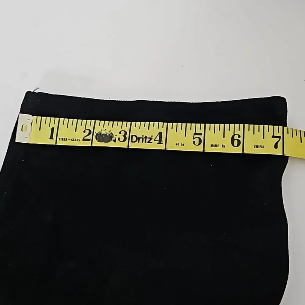 Call It Spring Thigh High Black Boots  Nubuck Rosenman Size 6/36